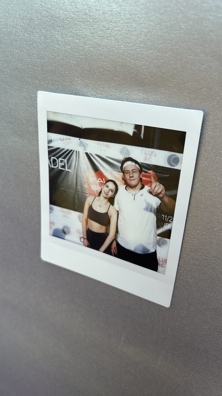 Padel polaroid
